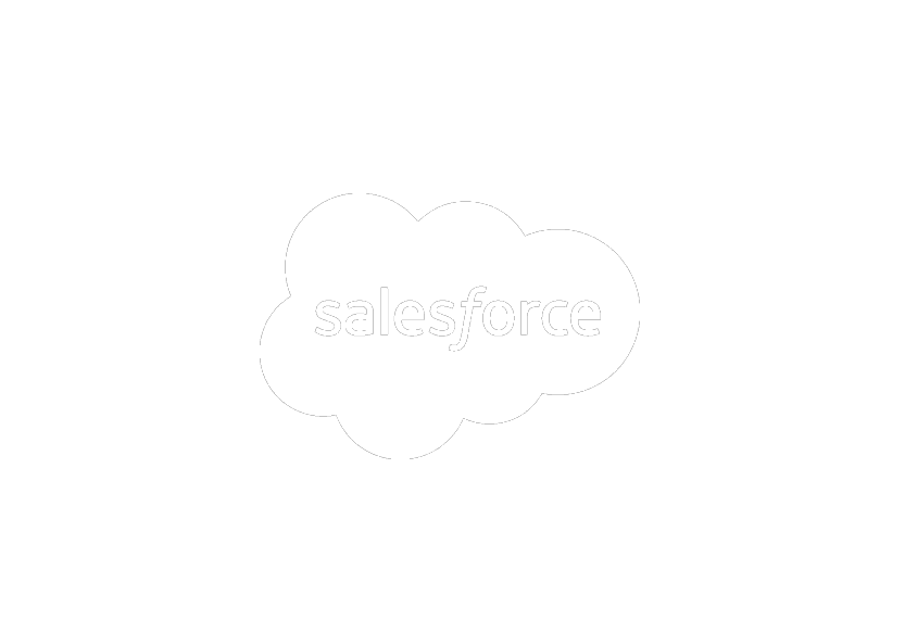 salesforce logo white s