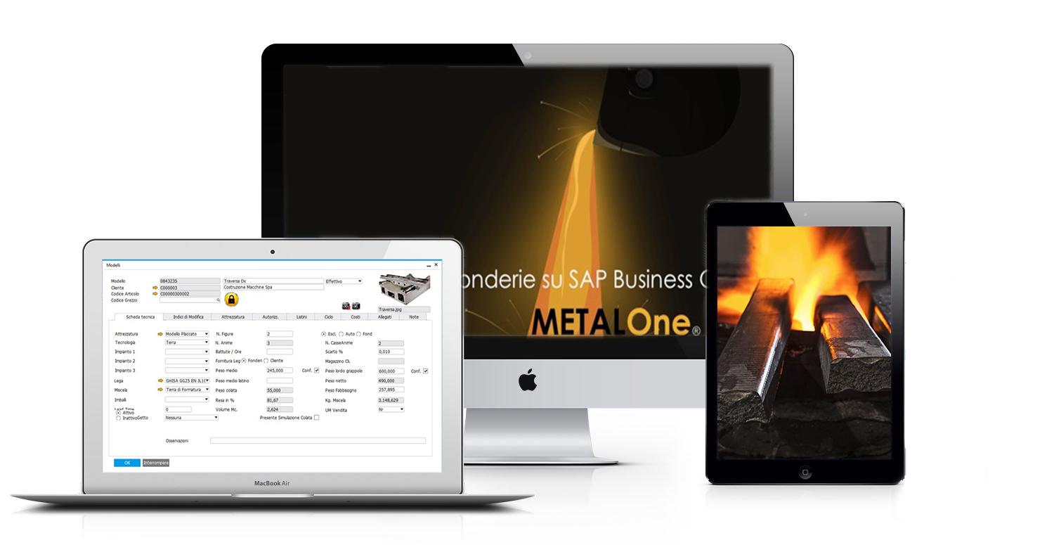 Metal One software ERP per fonderie