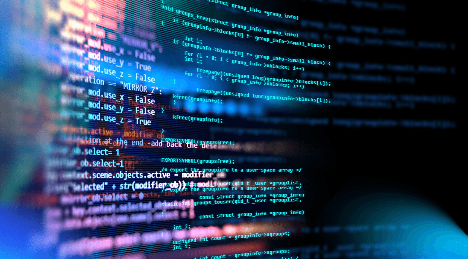 Datos en una pantalla